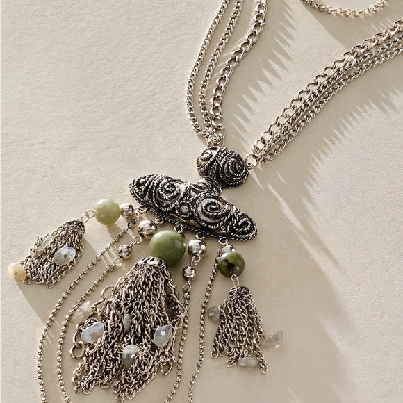 NWT Free People Catronia Layer Necklace - Picture 4 of 5